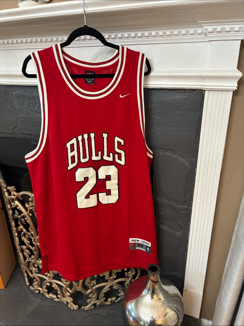 Nike Red Bulls #23 Basketball Jersey with White Trim